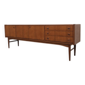Vintage teak lowboard from the 1960s.
