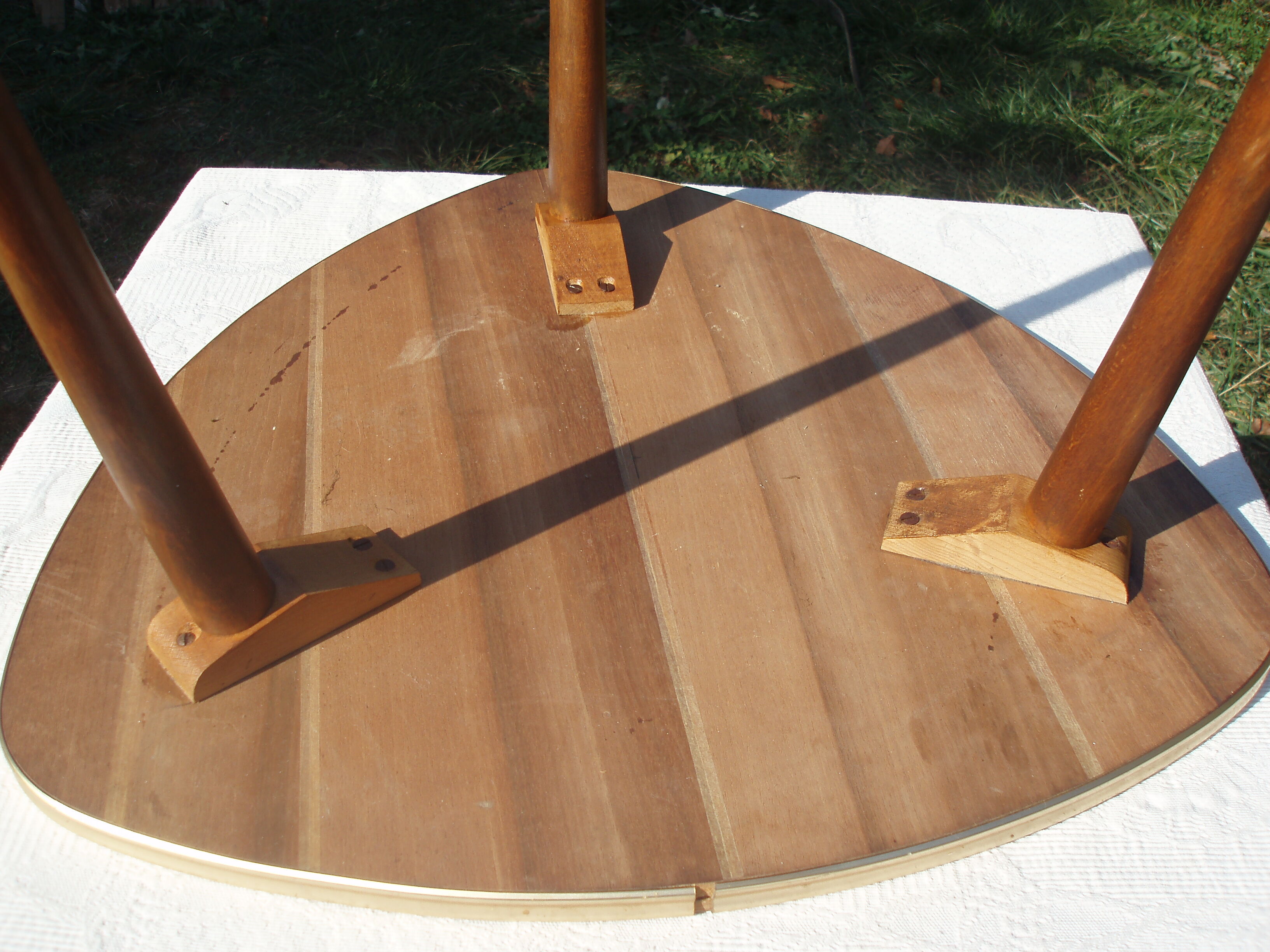 Table tripod triangular vintage extra