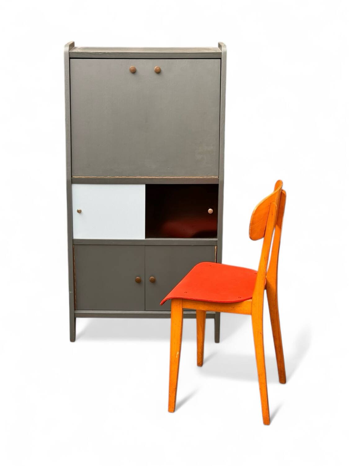 Bureau secrétaire 60´s et sa chaise