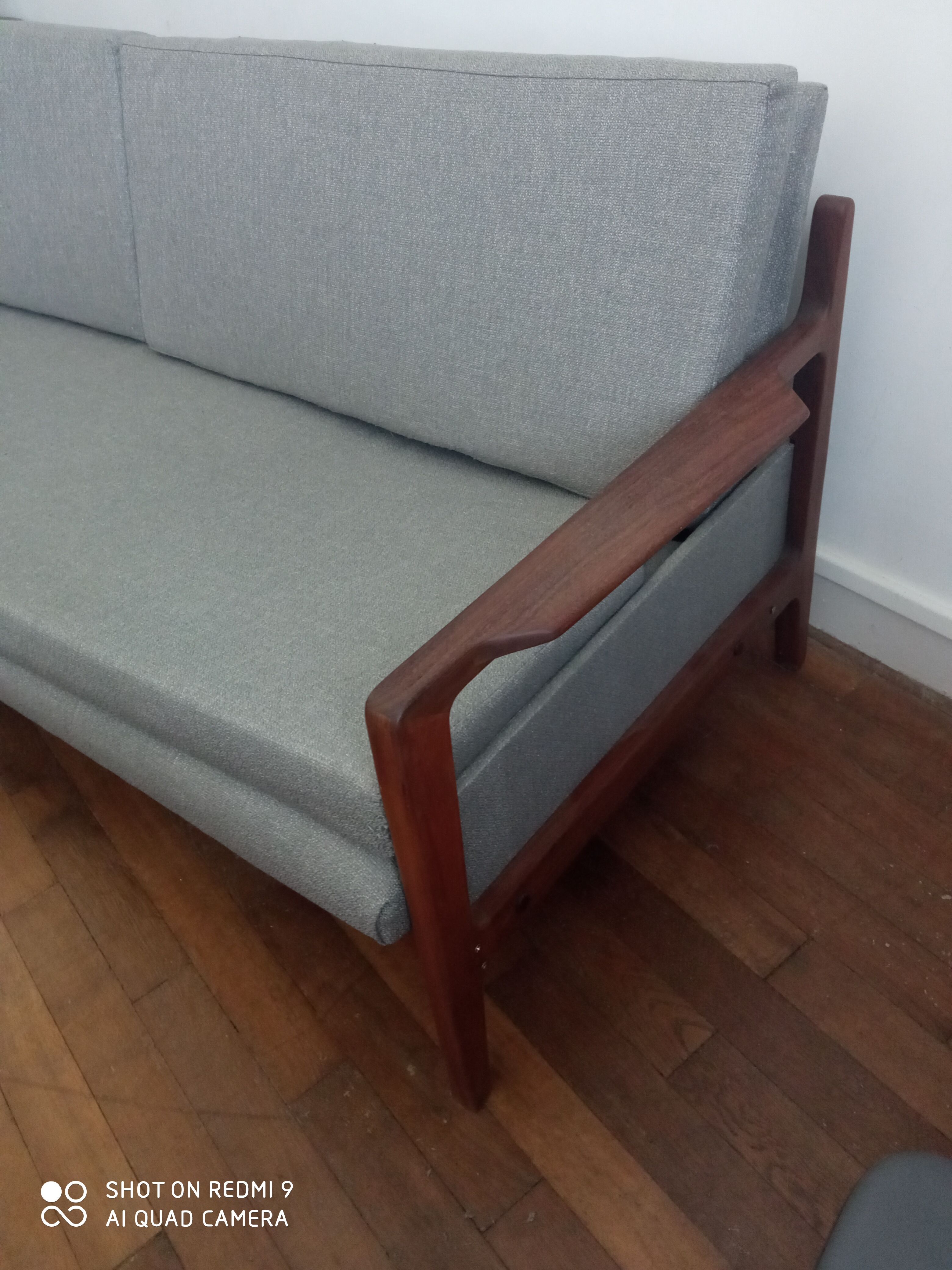 Danish sofa in vintage teak