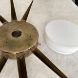 Gio Ponti Sun ceiling light produced by Arredoluce