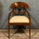 Biedermeier office chair in mahogany nineteenth century