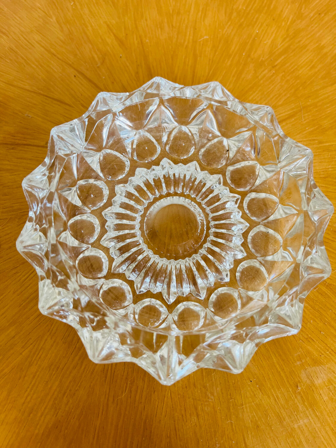 Vintage glass ashtray