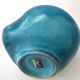 Teal Lacquered Ceramic Tulip Vase / Pen Holder by Giacomo Onestini for Ernestine Salerno