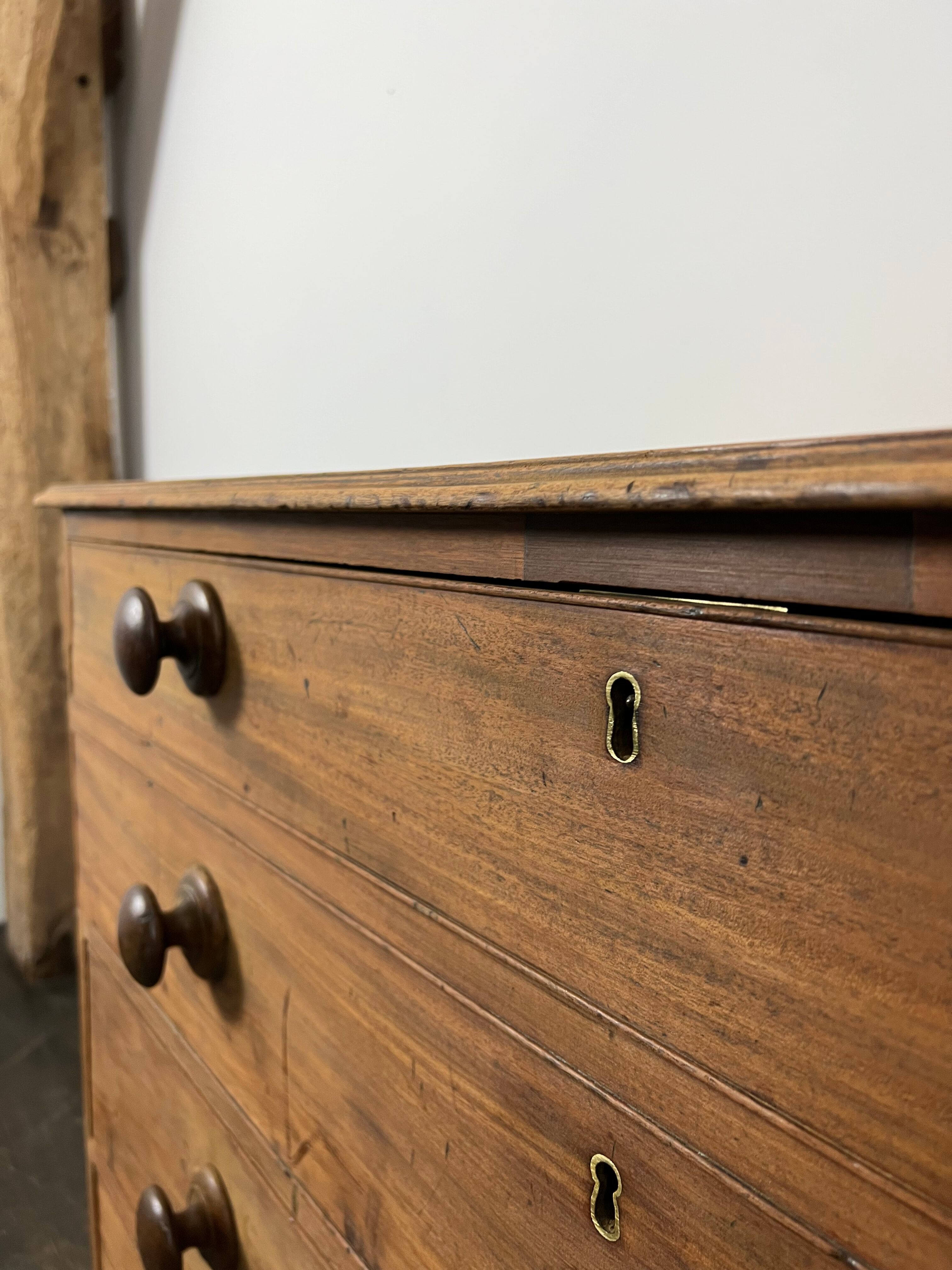 English bureau chest of drawers