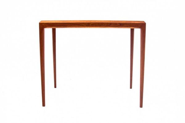 Table d'appoint en céramique, Danemark, années 1960. Après rénovation.