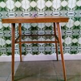 Vintage coffee table, side table, Czech, Dřevopodnik Holešov