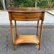 Louis XVI shelf in light solid wood with drawer from the 20th century