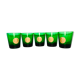 Lot de 5 verres Dubonnet