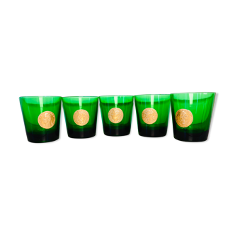 Lot de 5 verres Dubonnet