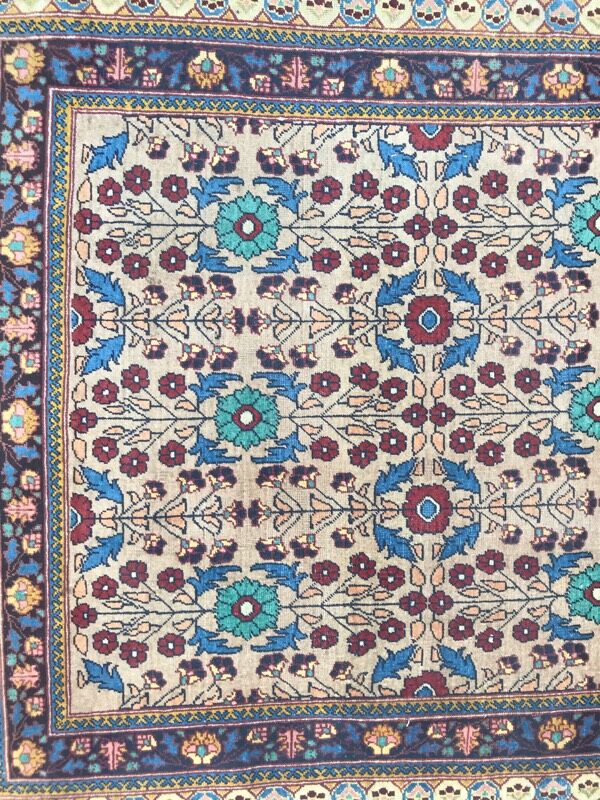 Pretty handmade old persian rug
