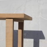 solid wood table