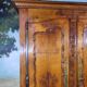 Louis XV style carved cherry wood armoire