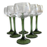 Set of 6 Alsace stemmed glasses