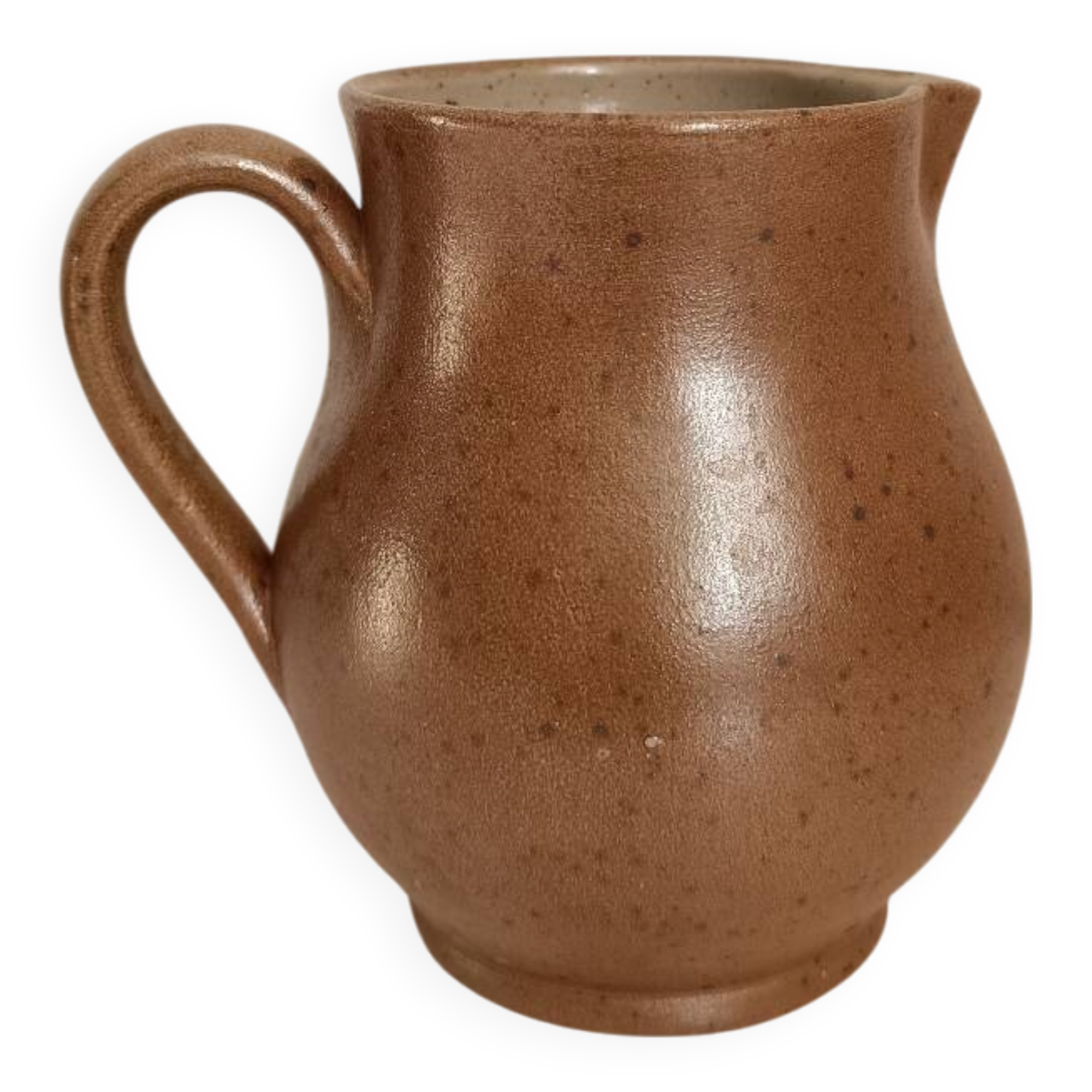 Pichet broc carafe en grès pyrite vintage