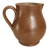 Vintage pyrite stoneware pitcher carafe