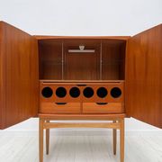 1950s vintage Torbjørn Afdal teak 'Bacchus' bar cabinet Norway
