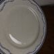 Set of 5 Tournai plates with twig neo-classical design, mid-19th century, ironstone.