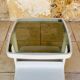 Table d'appoint Vintage sur roulettes avec rangement, édition Flair 1970s