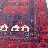 Tapis ancien persan bijar fait main 148x318 cm
