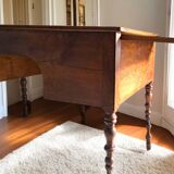 19th century Louis Philippe bureau plat in solid gilded oak