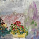 Oil on canvas 1960 "A Summer in the South" signed and dated