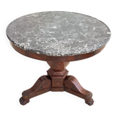 Empire side table in mahogany