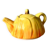 Vintage flower slip teapot