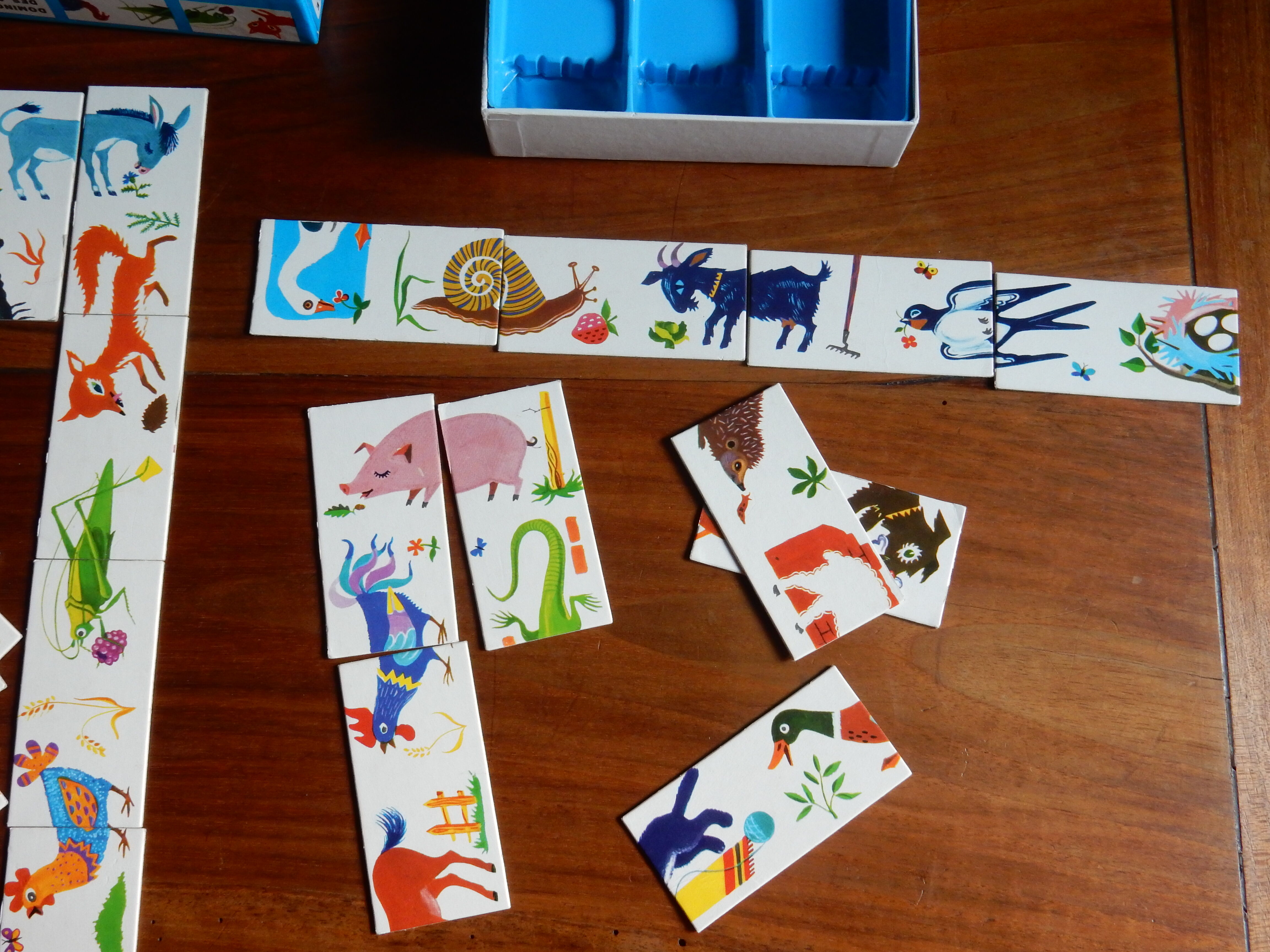 Domino puzzle of animals by fernand nathan