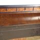 Napoleon III chest of drawers in walnut and burl walnut