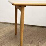 Mid century modern oak wood dining table, Danish Design, 1960s, Denmark
