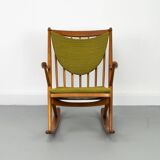 Midcentury Teak Rocking Chair by Frank Reenskaug for Bramin, 1960s