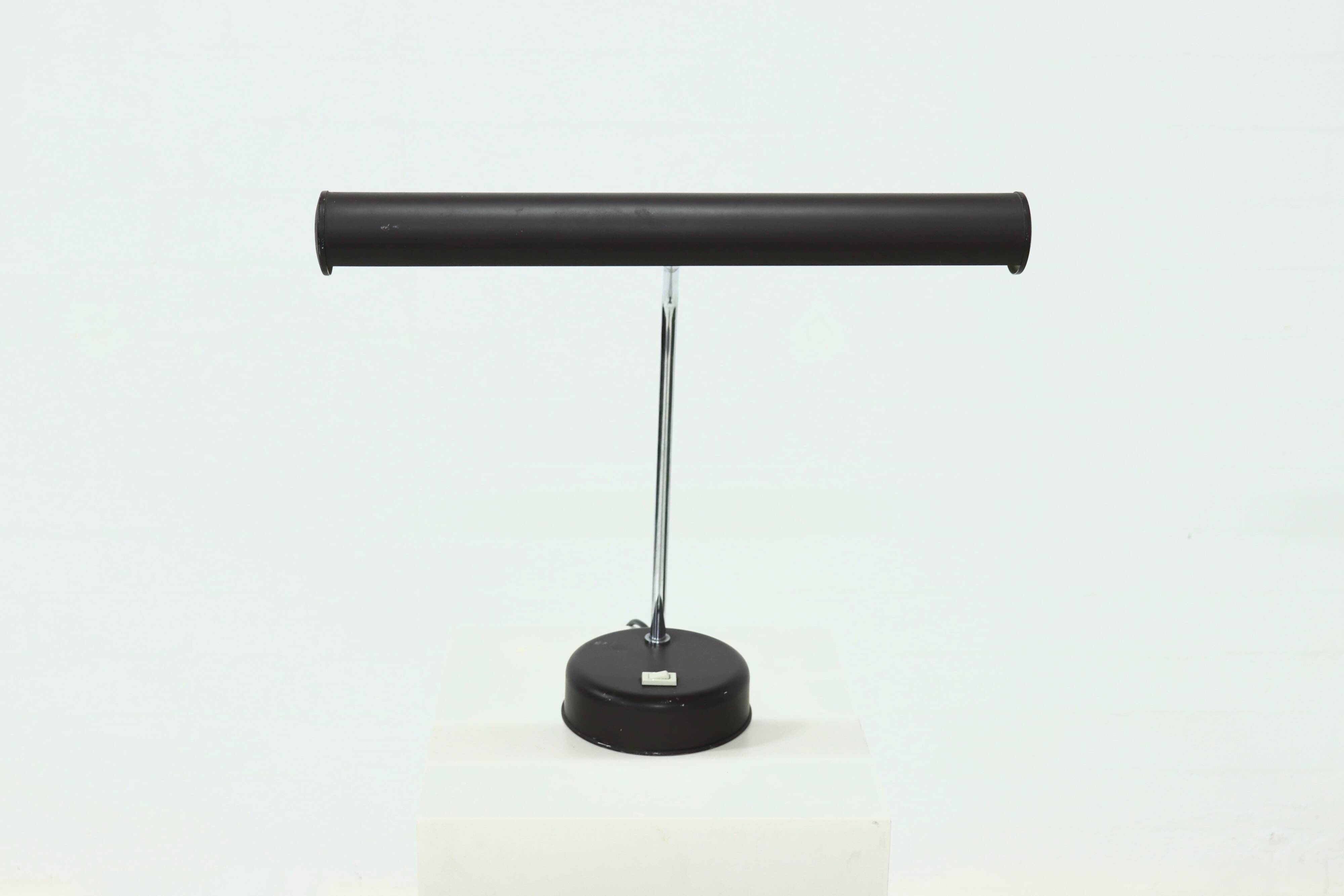 Vintage Fluorescent Tubular Desk Lamp 1970s