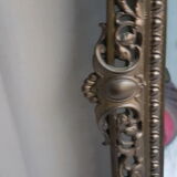 Old bronze mirror early 19th 38x27cm