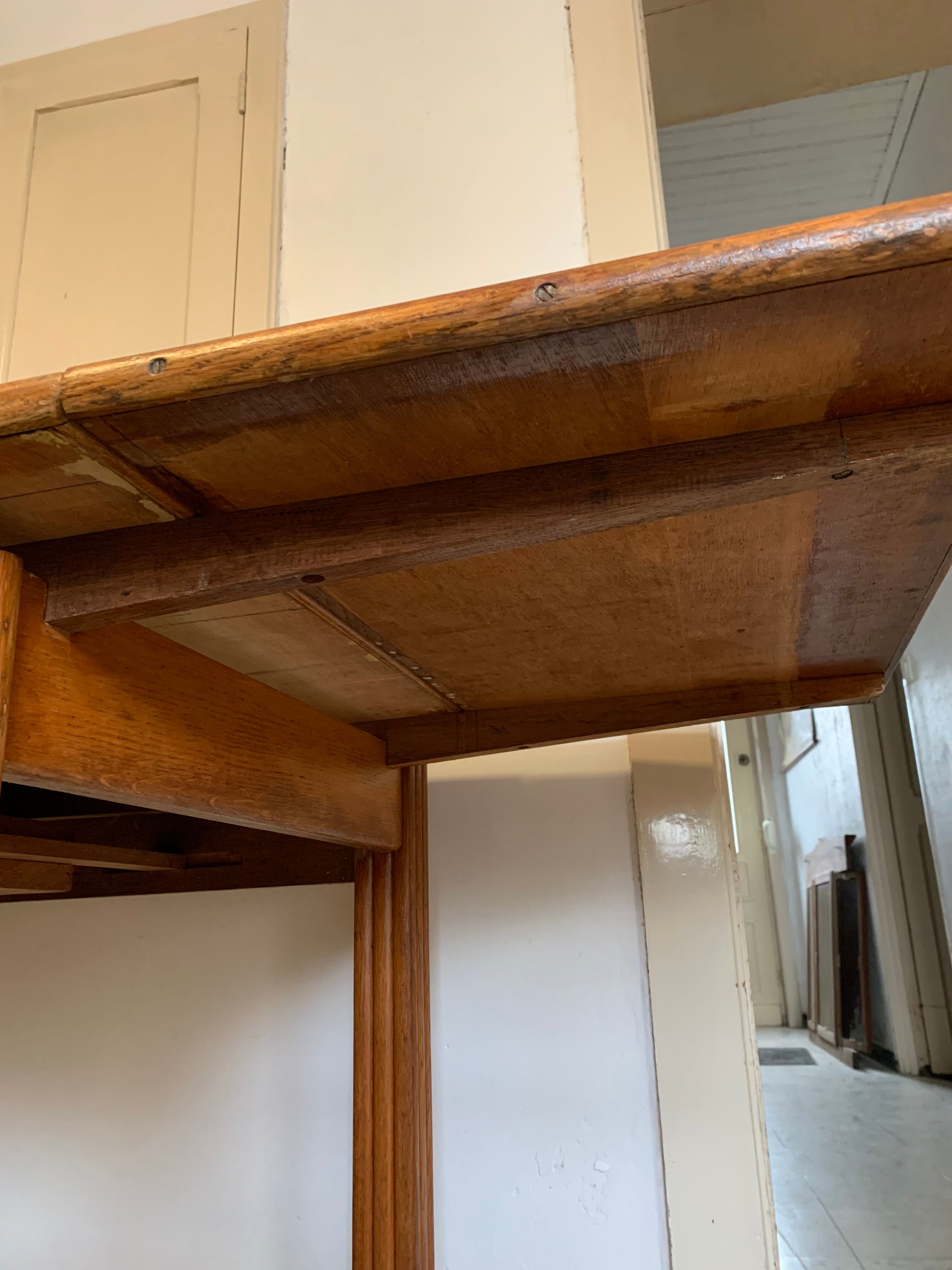 Living table wooden extension vintage