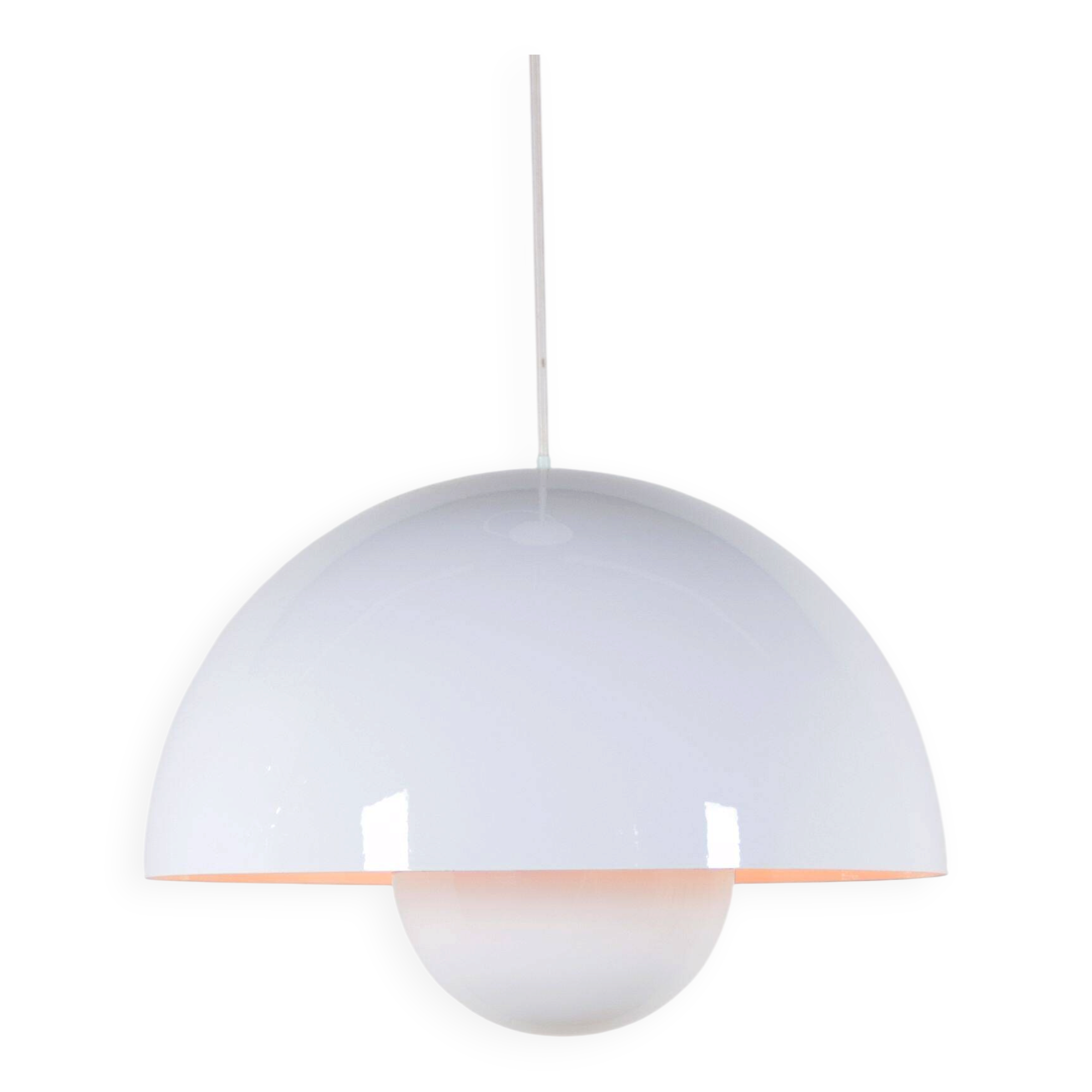 Vintage XL Flowerpot VP2 Large by Verner Panton for Louis Poulsen, 1970s
