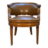 Louis XVI style swivel office chair