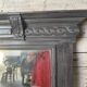 Wooden mirror with juice patina