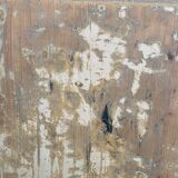 One-door stripped pine sideboard