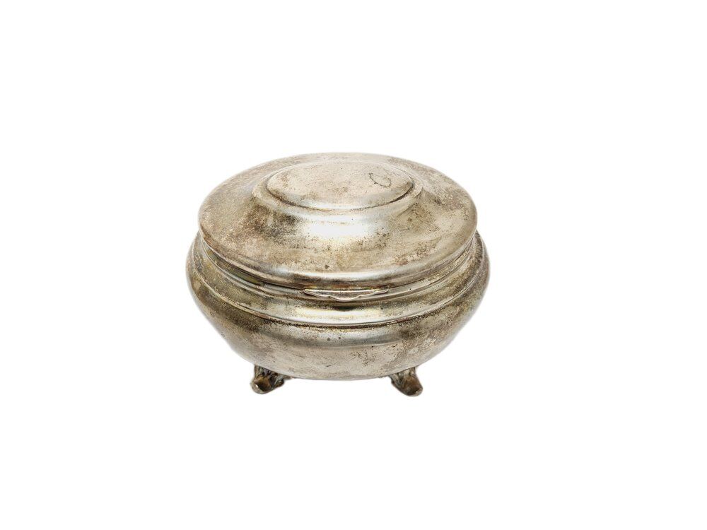 Art Deco silver sugar bowl, 1950s