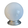 Lampe sphere verre blanche