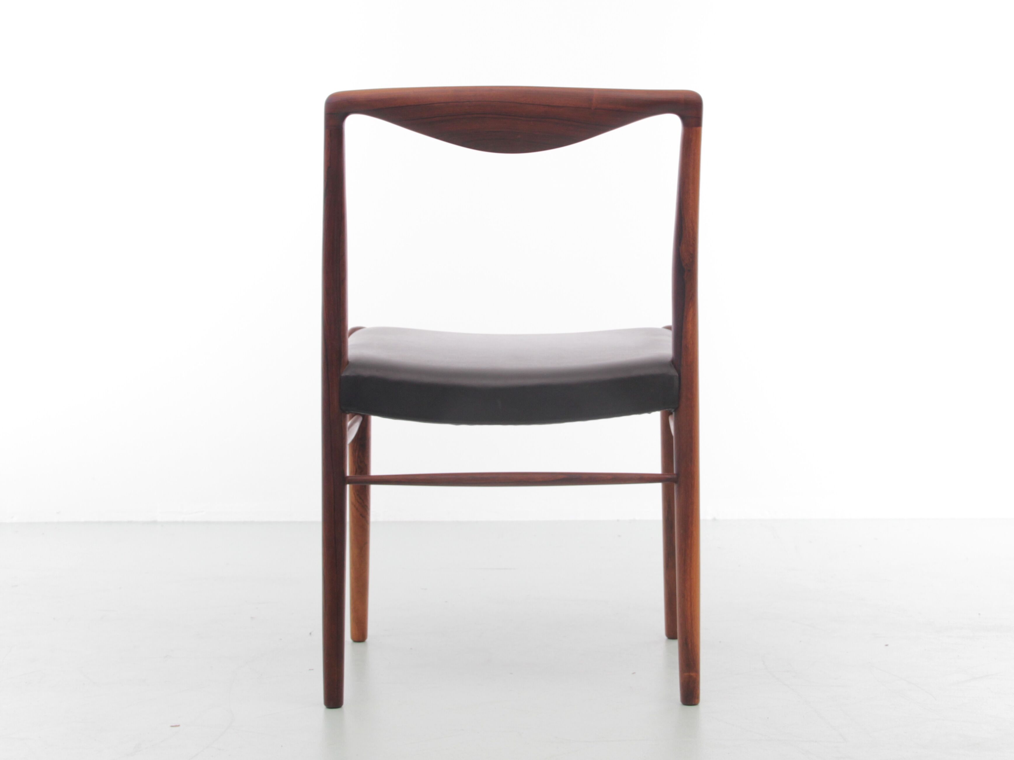 Scandinavian chair in Rio rosewood by Kai Lyngfeldt-Larsen for Søren Willadsen