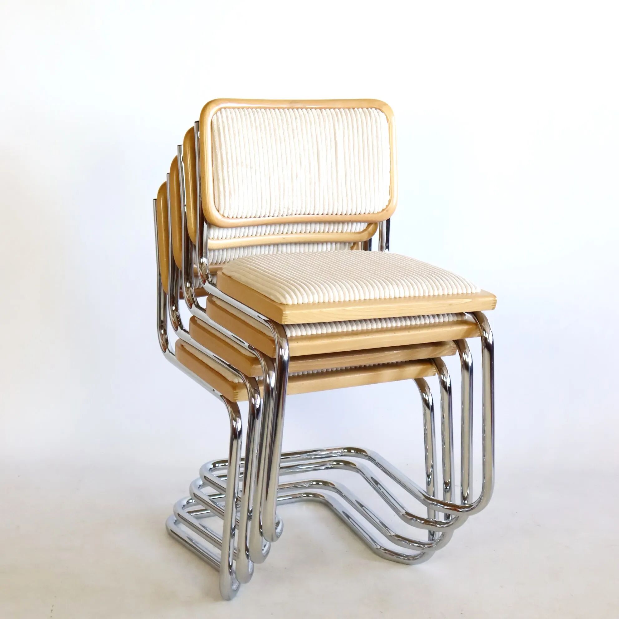 Set of four B32 chairs