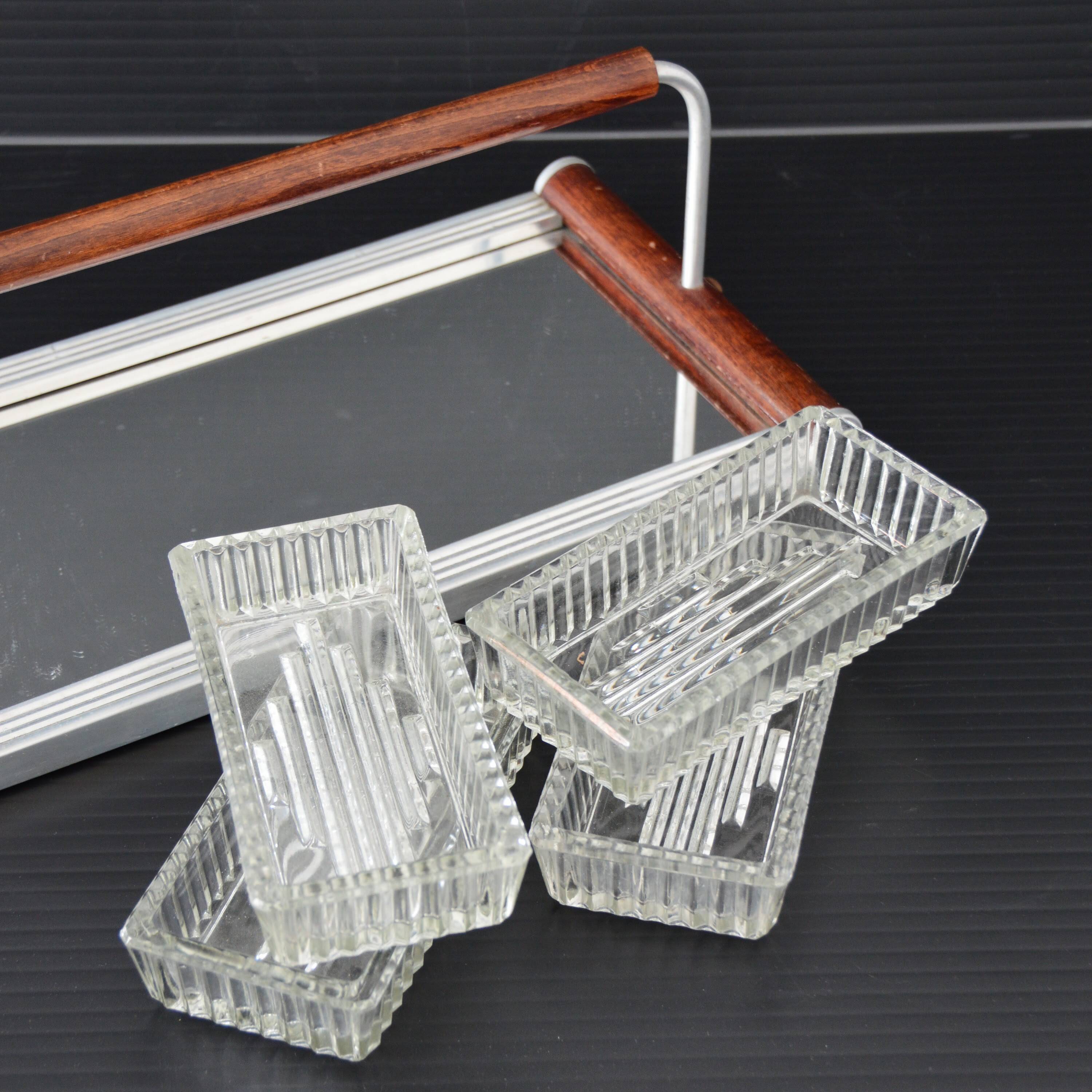 Aperitif platter / Art deco aperitif service 1920s / 1930s