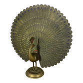 Brass peacock