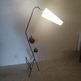 Floor lamp plant holder metal 50s