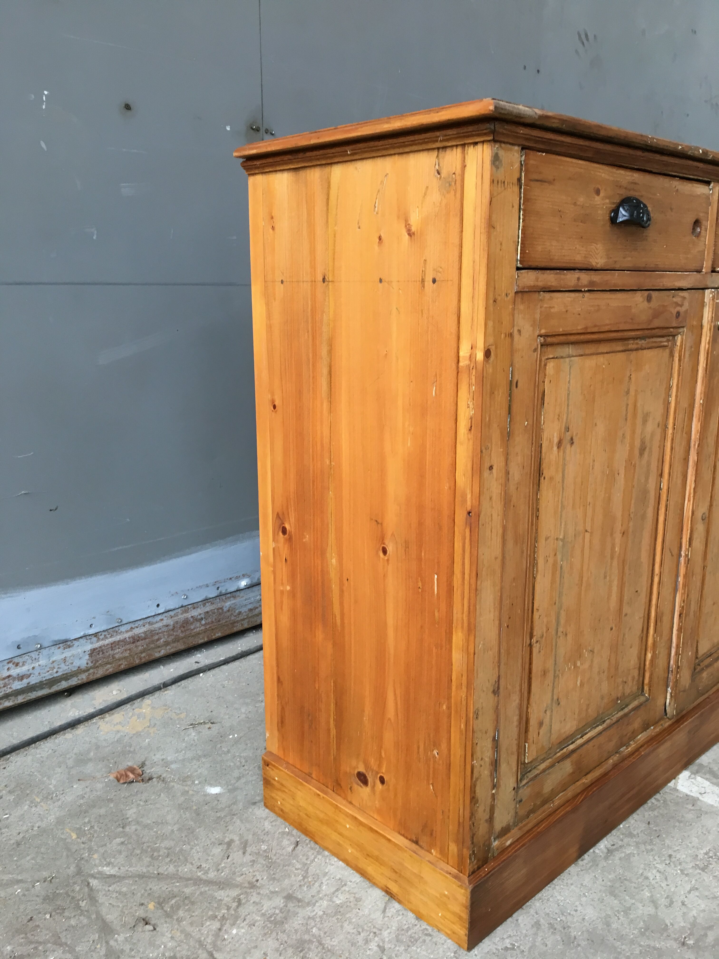 Pharmacy dispensary furniture 1900 in solid pine