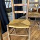 Lot 6 chaises paillées fin 19 eme