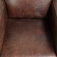 Sturdy set of vintage sheepskin armchairs with a nice English design