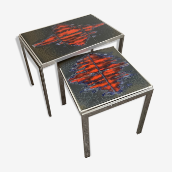 Pull-out tables from the 60/70s